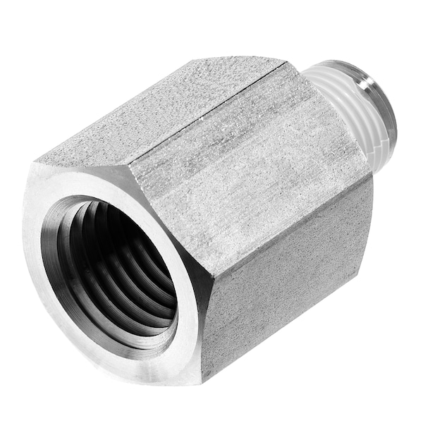 Usa Industrials 316SS Instrumentation Fitting w Sealant Adapter 1/2" FNPT x 3/8" MNPT ZUSA-PF-4819 - main